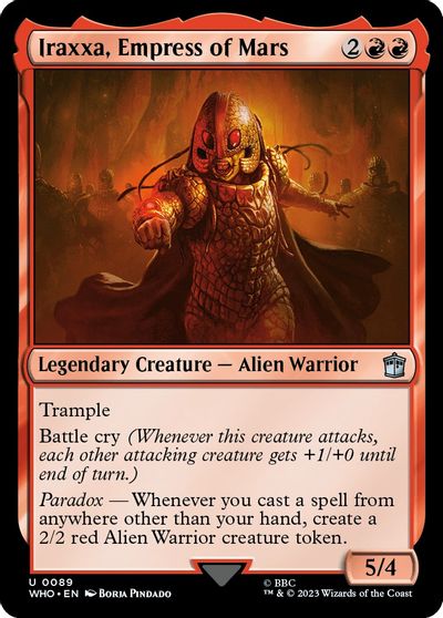 Iraxxa, Empress of Mars card art