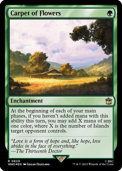 Carpet of Flowers (Surge Foil) card art