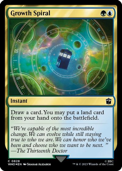 Growth Spiral (Surge Foil) card art