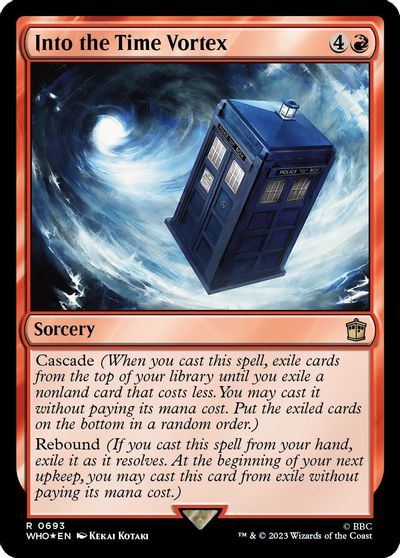 Into the Time Vortex (Surge Foil) card art
