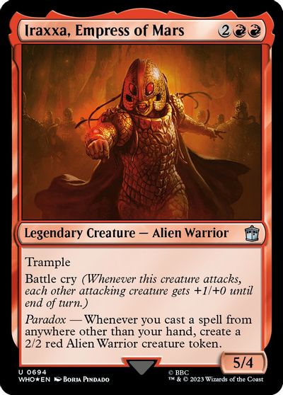 Iraxxa, Empress of Mars (Surge Foil) card art