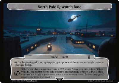 North Pole Research Base card art