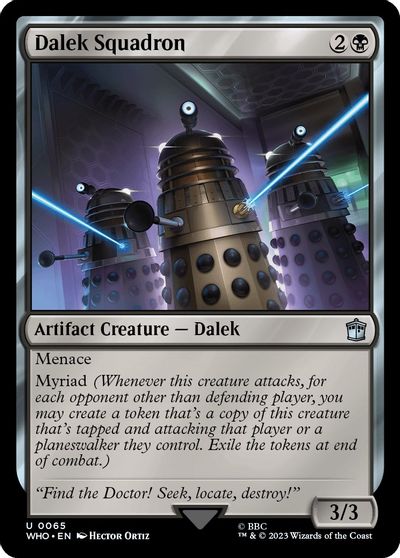 Dalek Squadron card art
