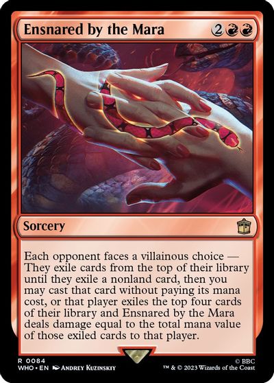 Ensnared by the Mara card art