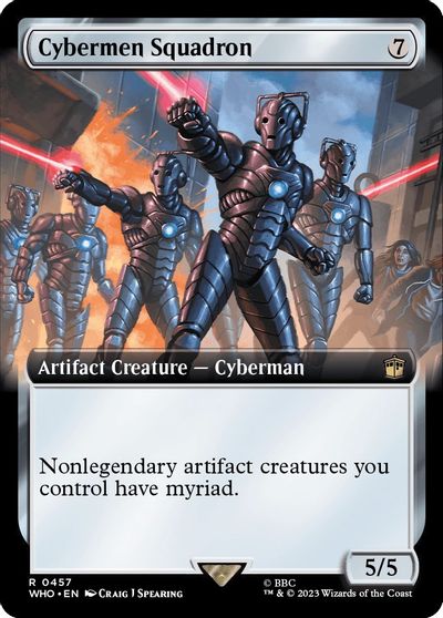 Cybermen Squadron (Extended Art) card art