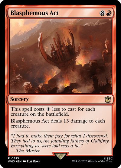 Blasphemous Act (Surge Foil) card art