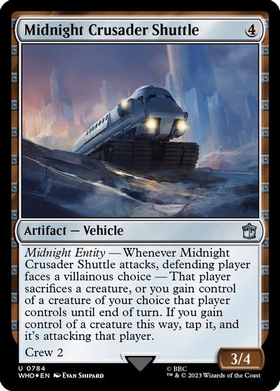 Midnight Crusader Shuttle (Surge Foil) card art