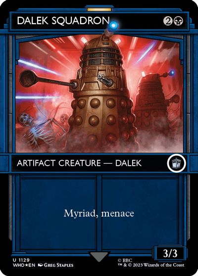 Dalek Squadron (Showcase) (Surge Foil) card art