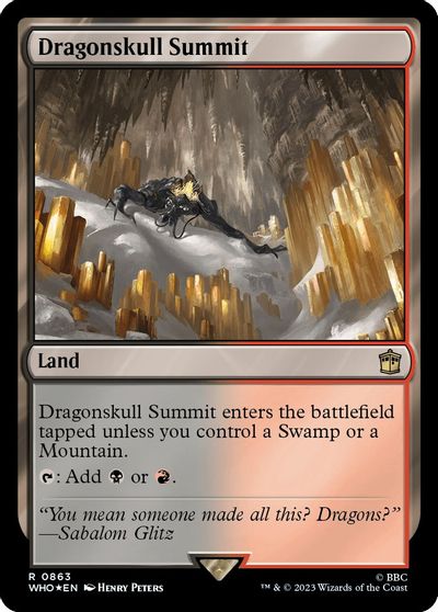 Dragonskull Summit (Surge Foil) card art