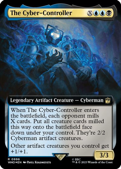 The Cyber-Controller (Extended Art) (Surge Foil) card art