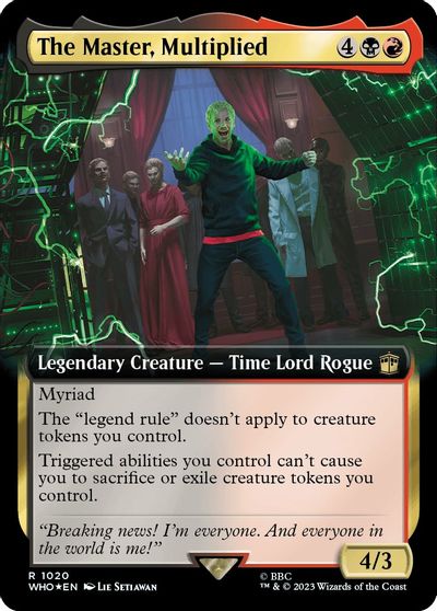 The Master, Multiplied (Extended Art) (Surge Foil) card art
