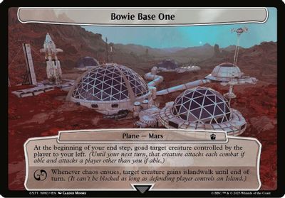 Bowie Base One card art