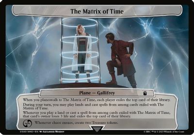 The Matrix of Time card art