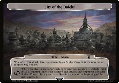 City of the Daleks card art