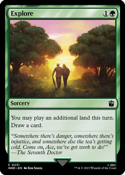 Explore card art