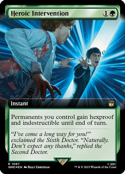 Heroic Intervention (Extended Art) (Surge Foil) card art