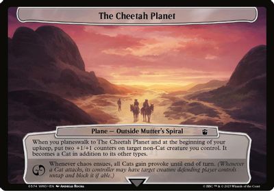 The Cheetah Planet card art