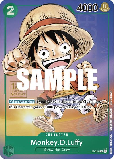 Monkey.D.Luffy (037) (1st Anniversary Tournament) card art