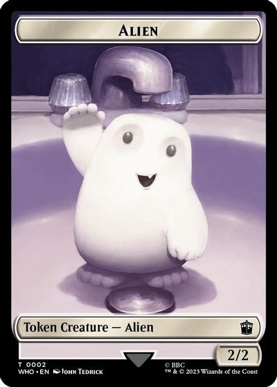 Alien // Osgood, Operation Double Double-Sided Token card art