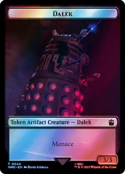 Dalek // Beast Double-Sided Token (Surge Foil) card art