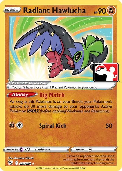 Radiant Hawlucha card art