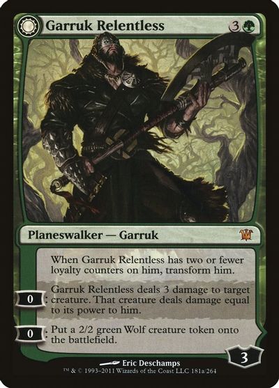 Garruk Relentless card art
