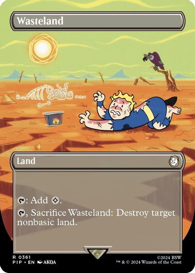 Wasteland (Borderless) card art