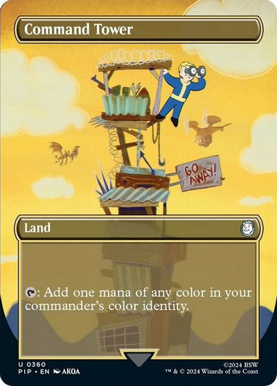 Command Tower (Borderless) card art