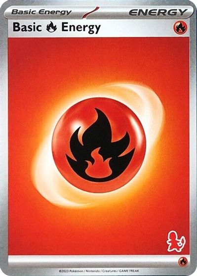 Basic Fire Energy card art