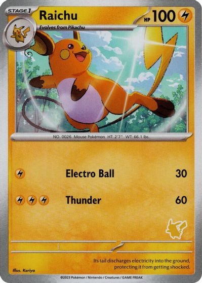 Raichu card art