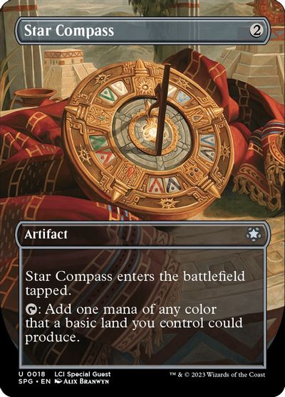 Star Compass (Borderless) card art