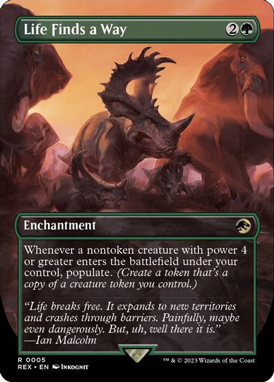 Life Finds a Way (Borderless) card art