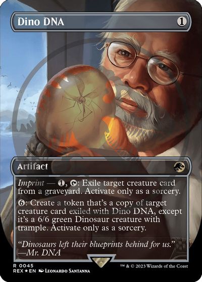 Dino DNA (Borderless) (Emblem) card art