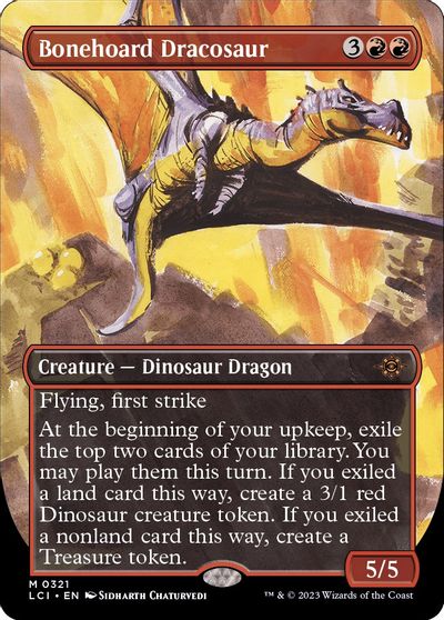 Bonehoard Dracosaur (Borderless) card art