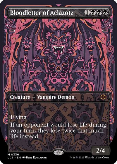 Bloodletter of Aclazotz (Borderless) card art