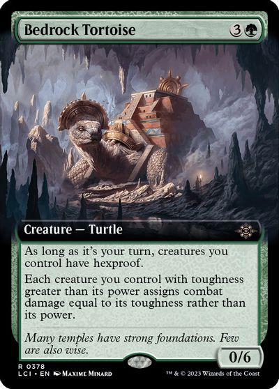 Bedrock Tortoise (Extended Art) card art