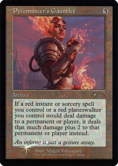 Pyromancer's Gauntlet (Retro Frame) card art