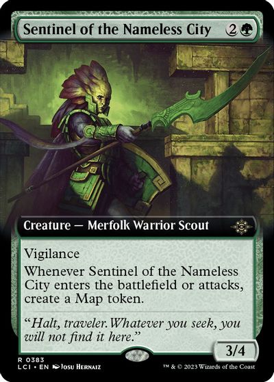 Sentinel of the Nameless City (Extended Art) card art