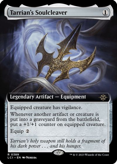 Tarrian's Soulcleaver (Extended Art) card art