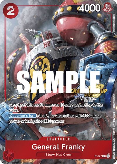 General Franky (CS 2023 Event Pack) card art