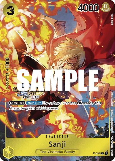 Sanji (CS 2023 Event Pack) card art