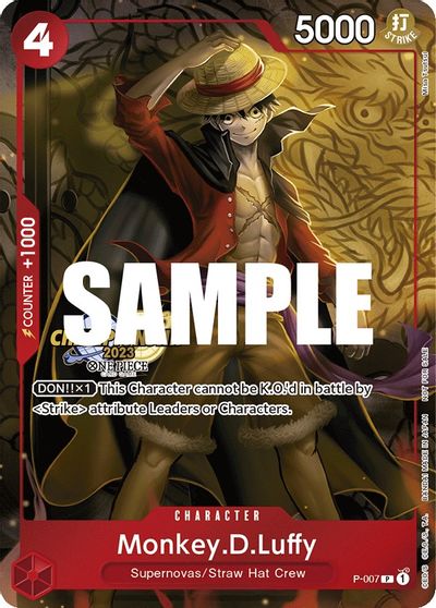 Monkey.D.Luffy (007) (CS 2023 Celebration Pack) card art