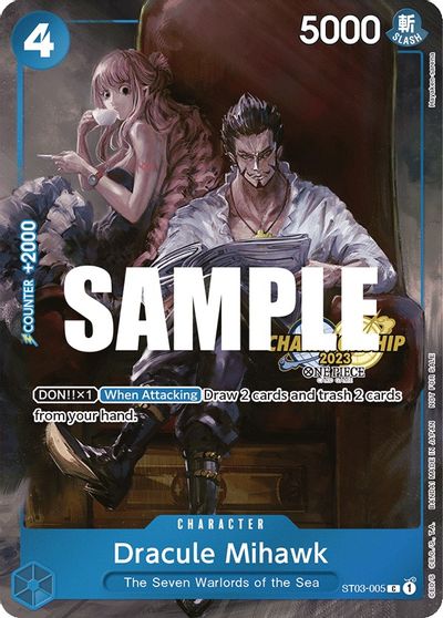 Dracule Mihawk (CS 2023 Celebration Pack) card art