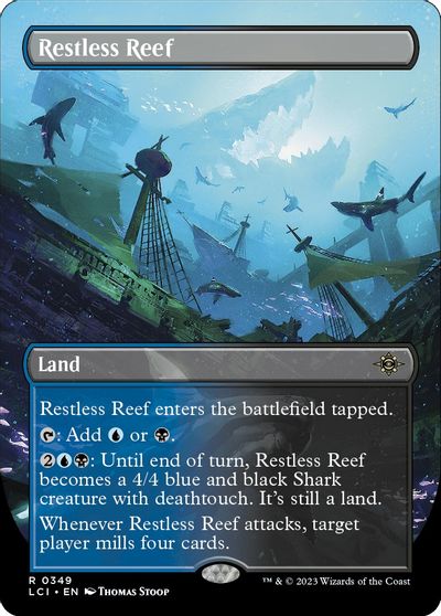 Restless Reef (Borderless) card art
