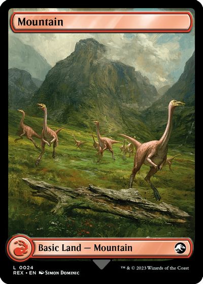 Mountain card art