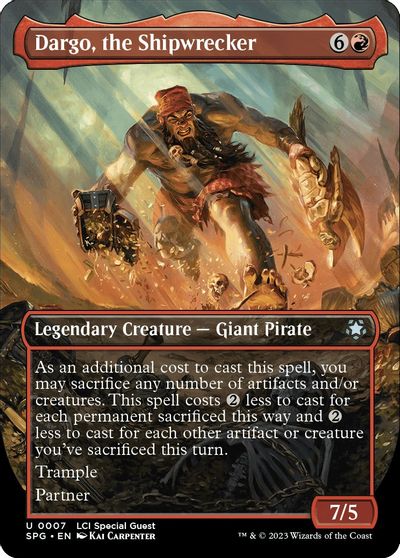 Dargo, the Shipwrecker (Borderless) card art