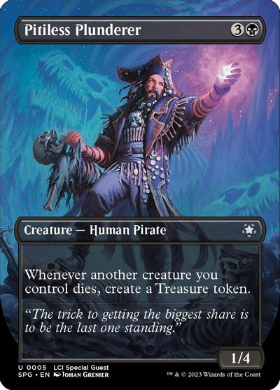 Pitiless Plunderer (Borderless) card art