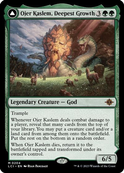 Ojer Kaslem, Deepest Growth card art