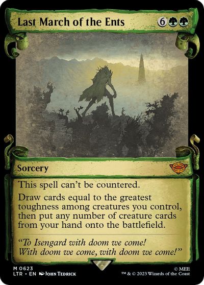 Last March of the Ents (Showcase Scrolls) card art