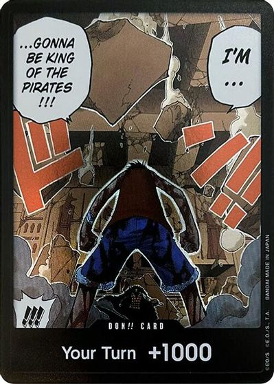 DON!! Card (Luffy vs. Crocodile) (Devil Fruits Collection Vol. 1) card art